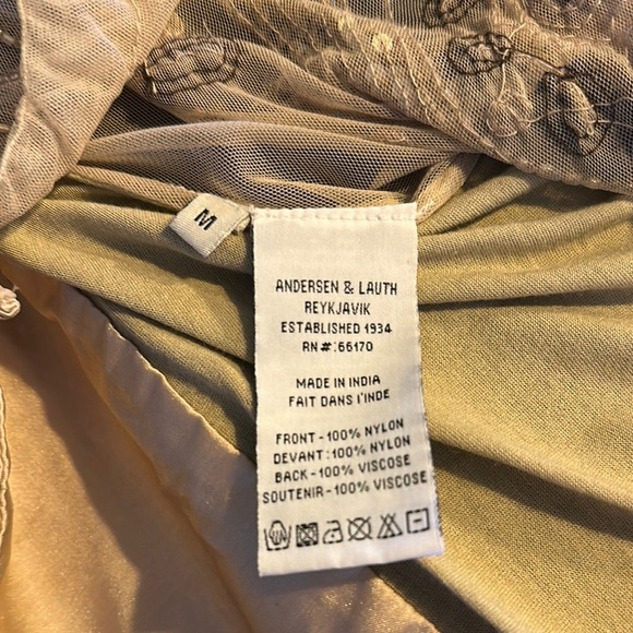 Andersen & Lauth Tan Sequin Embellished Tank Top - Picture 9 of 9